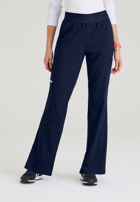 Passage 6-Pocket High-Rise Fit & Flare Scrub Pant