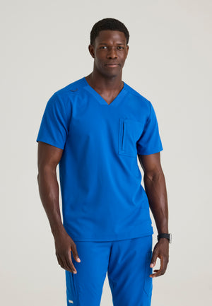 Develop 2-Pocket Rib V-Neck Scrub Top